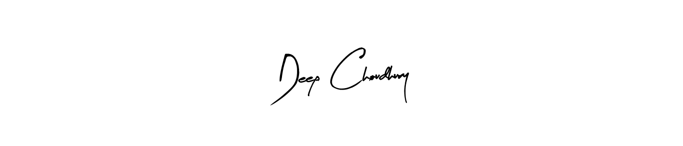 How to make Deep Choudhury signature? Arty Signature is a professional autograph style. Create handwritten signature for Deep Choudhury name. Deep Choudhury signature style 8 images and pictures png