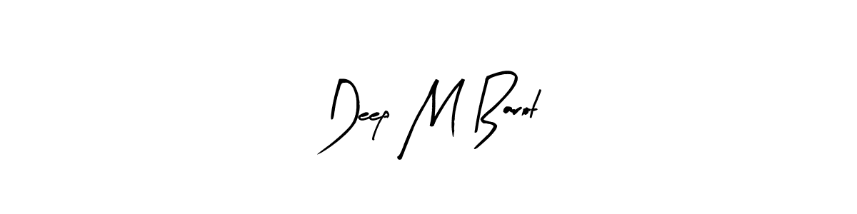 Also You can easily find your signature by using the search form. We will create Deep M Barot name handwritten signature images for you free of cost using Arty Signature sign style. Deep M Barot signature style 8 images and pictures png