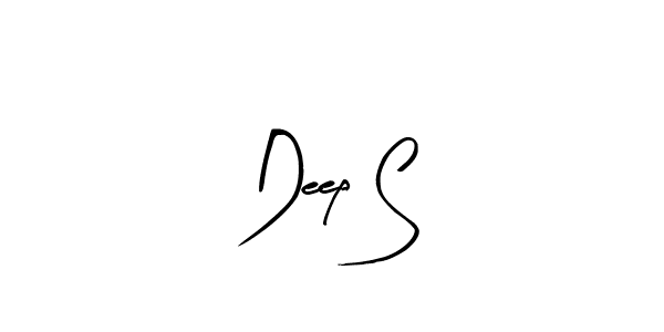 Create a beautiful signature design for name Deep S. With this signature (Arty Signature) fonts, you can make a handwritten signature for free. Deep S signature style 8 images and pictures png