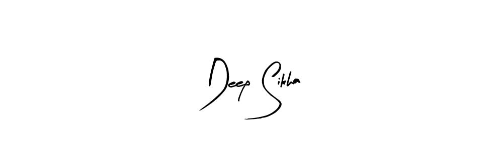 How to make Deep Sikha name signature. Use Arty Signature style for creating short signs online. This is the latest handwritten sign. Deep Sikha signature style 8 images and pictures png