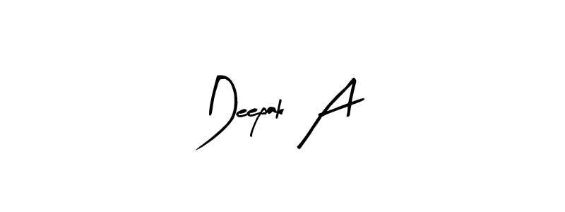 How to Draw Deepak A signature style? Arty Signature is a latest design signature styles for name Deepak A. Deepak A signature style 8 images and pictures png