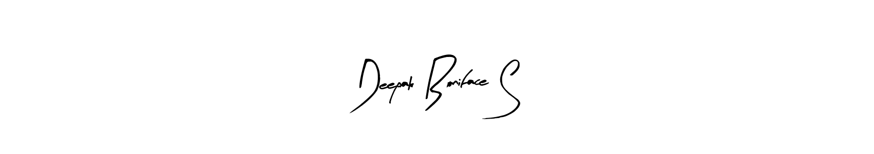 Also You can easily find your signature by using the search form. We will create Deepak Boniface S name handwritten signature images for you free of cost using Arty Signature sign style. Deepak Boniface S signature style 8 images and pictures png