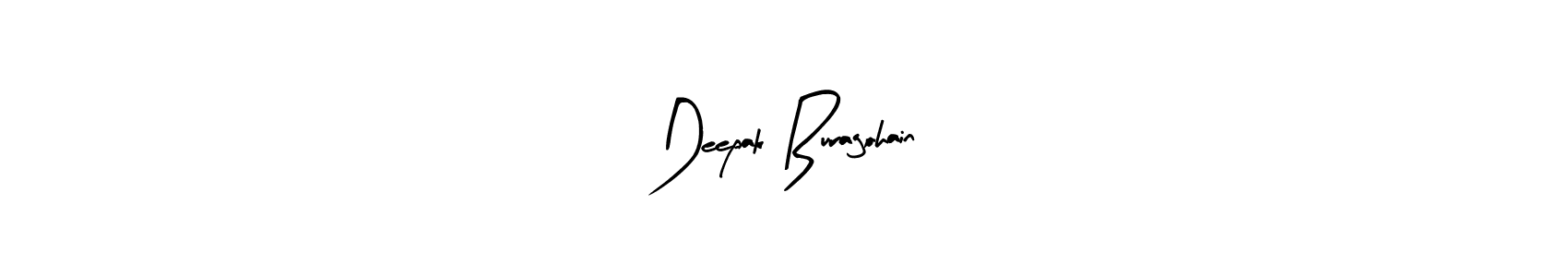 Arty Signature is a professional signature style that is perfect for those who want to add a touch of class to their signature. It is also a great choice for those who want to make their signature more unique. Get Deepak Buragohain name to fancy signature for free. Deepak Buragohain signature style 8 images and pictures png