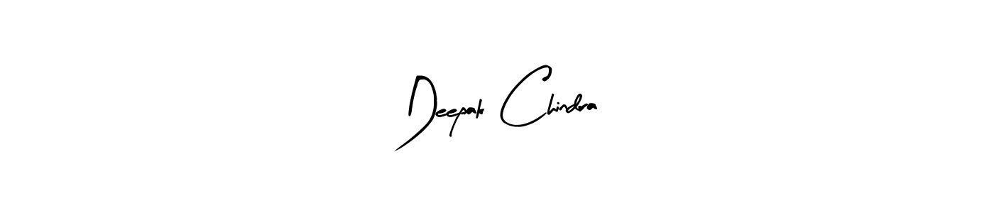 How to make Deepak Chindra signature? Arty Signature is a professional autograph style. Create handwritten signature for Deepak Chindra name. Deepak Chindra signature style 8 images and pictures png