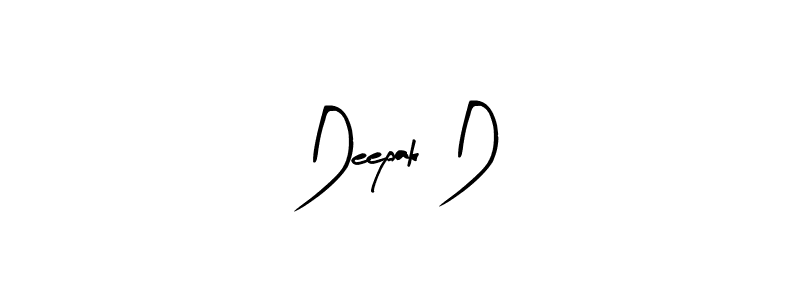 The best way (Arty Signature) to make a short signature is to pick only two or three words in your name. The name Deepak D include a total of six letters. For converting this name. Deepak D signature style 8 images and pictures png