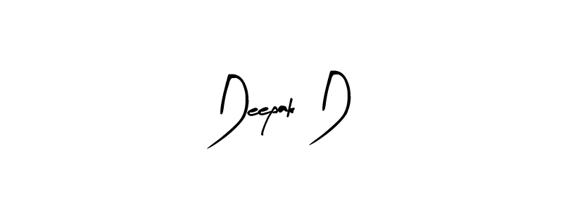 You can use this online signature creator to create a handwritten signature for the name Deepak D. This is the best online autograph maker. Deepak D signature style 8 images and pictures png