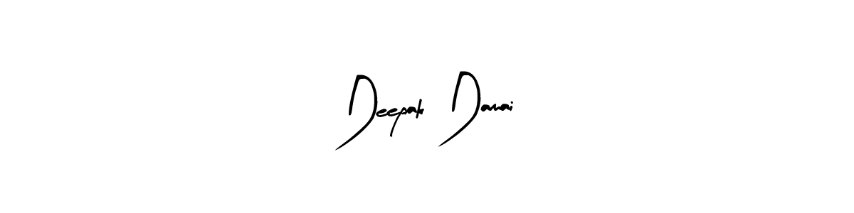 How to make Deepak Damai signature? Arty Signature is a professional autograph style. Create handwritten signature for Deepak Damai name. Deepak Damai signature style 8 images and pictures png