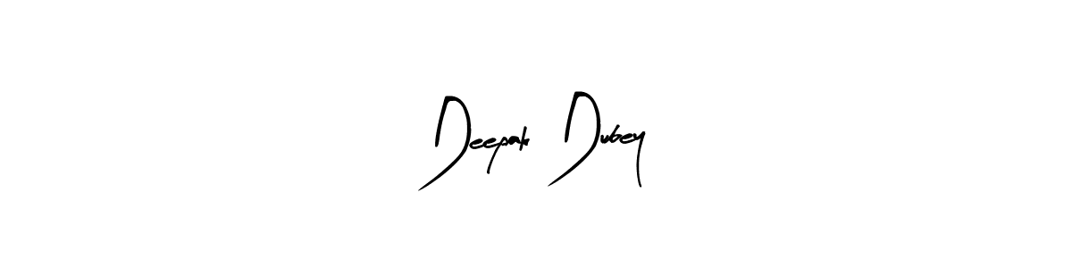 How to make Deepak Dubey name signature. Use Arty Signature style for creating short signs online. This is the latest handwritten sign. Deepak Dubey signature style 8 images and pictures png