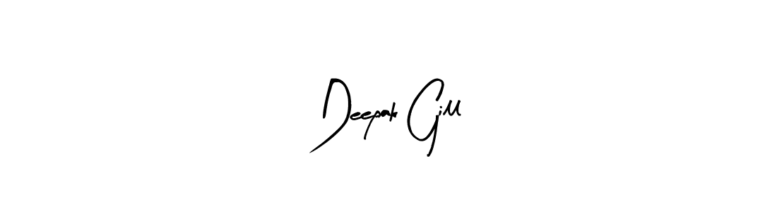 The best way (Arty Signature) to make a short signature is to pick only two or three words in your name. The name Deepak Gill include a total of six letters. For converting this name. Deepak Gill signature style 8 images and pictures png