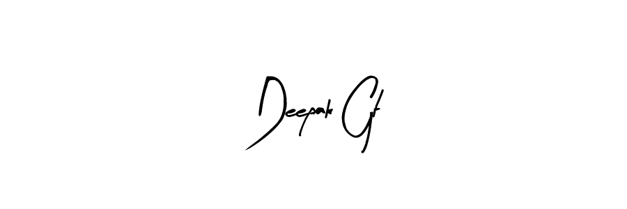 Arty Signature is a professional signature style that is perfect for those who want to add a touch of class to their signature. It is also a great choice for those who want to make their signature more unique. Get Deepak Gt name to fancy signature for free. Deepak Gt signature style 8 images and pictures png