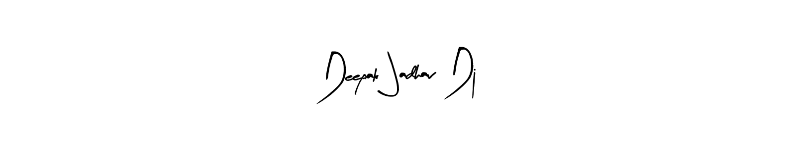 Use a signature maker to create a handwritten signature online. With this signature software, you can design (Arty Signature) your own signature for name Deepak Jadhav Dj. Deepak Jadhav Dj signature style 8 images and pictures png