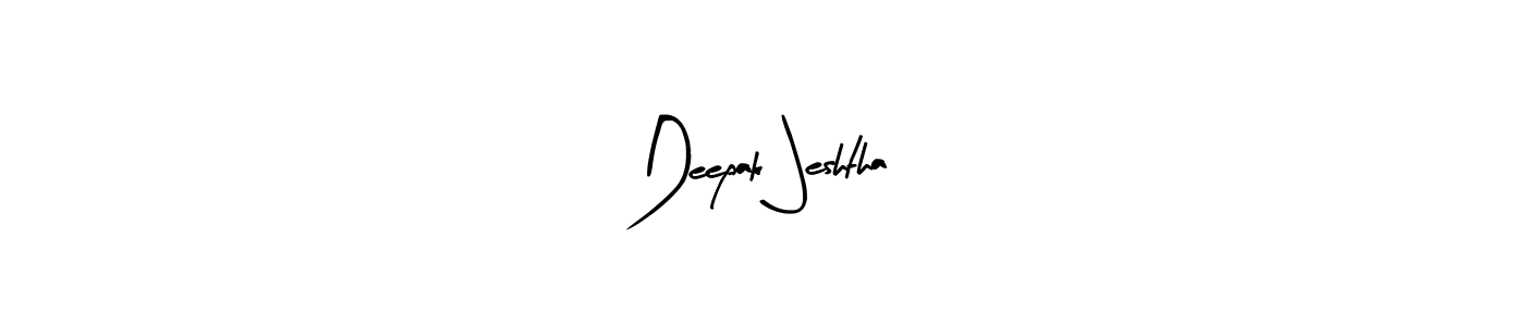 Make a beautiful signature design for name Deepak Jeshtha. Use this online signature maker to create a handwritten signature for free. Deepak Jeshtha signature style 8 images and pictures png