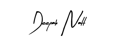 Practice writing Deepak Natt with the flow of Arty Signature lettering. A fantastic source of inspiration for developing your personal signature style. Deepak Natt signature style 8 images and pictures png