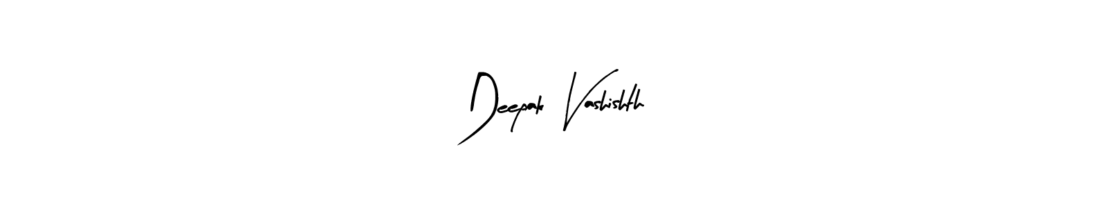 Deepak Vashishth stylish signature style. Best Handwritten Sign (Arty Signature) for my name. Handwritten Signature Collection Ideas for my name Deepak Vashishth. Deepak Vashishth signature style 8 images and pictures png