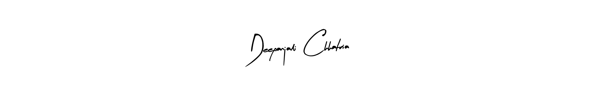 Also we have Deepanjali Chhatria name is the best signature style. Create professional handwritten signature collection using Arty Signature autograph style. Deepanjali Chhatria signature style 8 images and pictures png