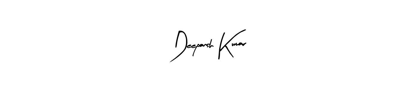 Use a signature maker to create a handwritten signature online. With this signature software, you can design (Arty Signature) your own signature for name Deepansh Kumar. Deepansh Kumar signature style 8 images and pictures png