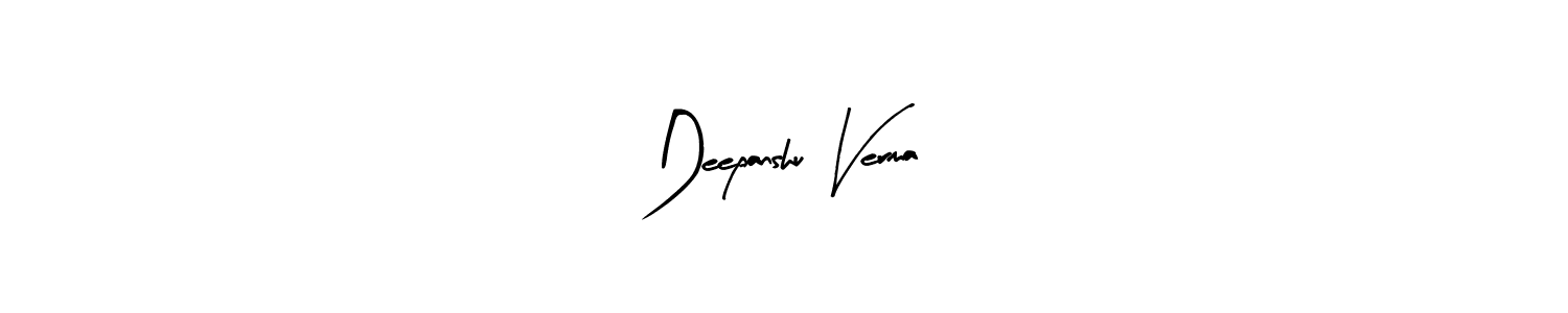 It looks lik you need a new signature style for name Deepanshu Verma. Design unique handwritten (Arty Signature) signature with our free signature maker in just a few clicks. Deepanshu Verma signature style 8 images and pictures png