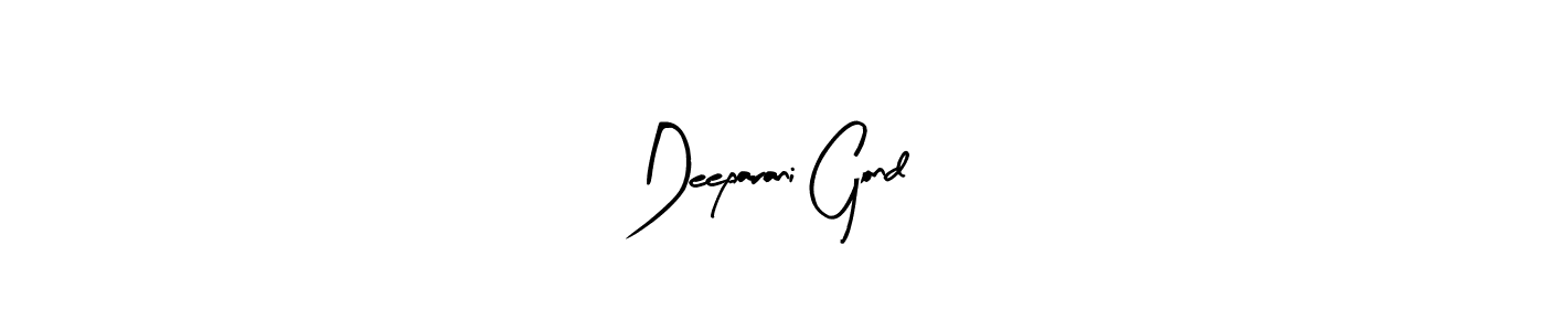 You should practise on your own different ways (Arty Signature) to write your name (Deeparani Gond) in signature. don't let someone else do it for you. Deeparani Gond signature style 8 images and pictures png