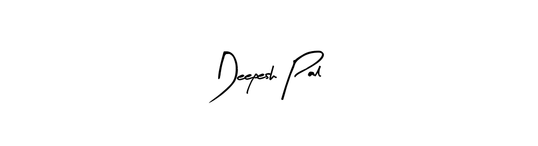 How to make Deepesh Pal name signature. Use Arty Signature style for creating short signs online. This is the latest handwritten sign. Deepesh Pal signature style 8 images and pictures png