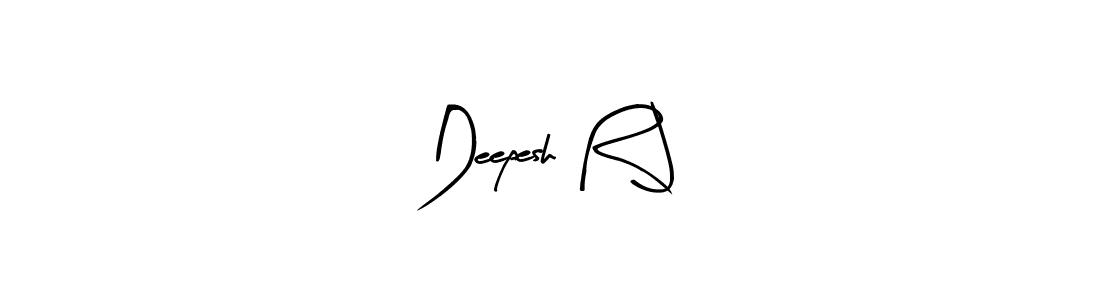 Make a beautiful signature design for name Deepesh R J. Use this online signature maker to create a handwritten signature for free. Deepesh R J signature style 8 images and pictures png