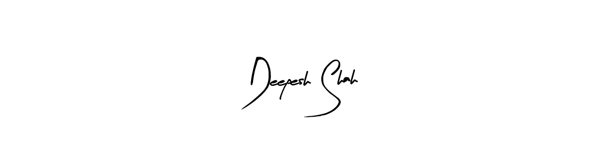 Design your own signature with our free online signature maker. With this signature software, you can create a handwritten (Arty Signature) signature for name Deepesh Shah. Deepesh Shah signature style 8 images and pictures png