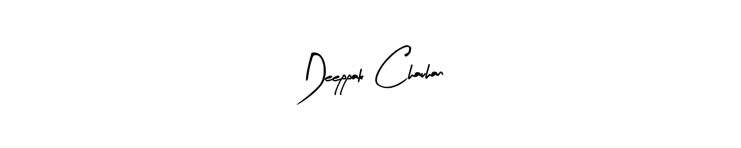 Create a beautiful signature design for name Deeppak Chauhan. With this signature (Arty Signature) fonts, you can make a handwritten signature for free. Deeppak Chauhan signature style 8 images and pictures png