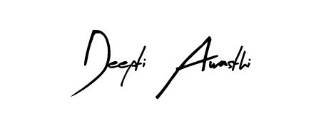 Create your official email sign-off with Deepti Awasthi name in Arty Signature style. Crisp, clean, and perfectly legible across all screens. Deepti Awasthi signature style 8 images and pictures png