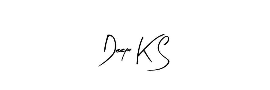 if you are searching for the best signature style for your name Deepu K S. so please give up your signature search. here we have designed multiple signature styles  using Arty Signature. Deepu K S signature style 8 images and pictures png