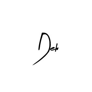 Create a beautiful signature design for name Dek. With this signature (Arty Signature) fonts, you can make a handwritten signature for free. Dek signature style 8 images and pictures png