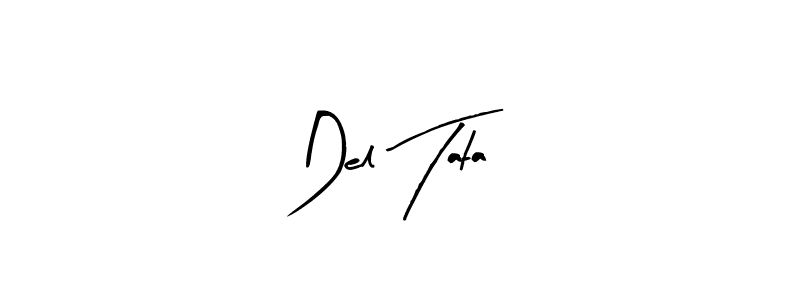 The best way (Arty Signature) to make a short signature is to pick only two or three words in your name. The name Del Tata include a total of six letters. For converting this name. Del Tata signature style 8 images and pictures png