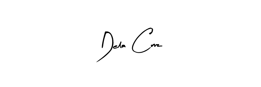 Make a beautiful signature design for name Dela Cruz. With this signature (Arty Signature) style, you can create a handwritten signature for free. Dela Cruz signature style 8 images and pictures png