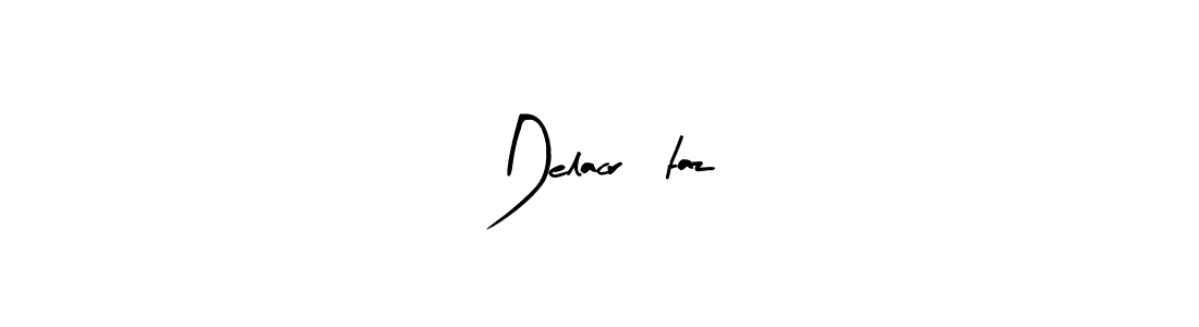 The best way (Arty Signature) to make a short signature is to pick only two or three words in your name. The name Delacrétaz include a total of six letters. For converting this name. Delacrétaz signature style 8 images and pictures png