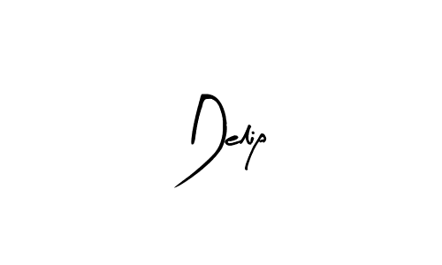 How to make Delip signature? Arty Signature is a professional autograph style. Create handwritten signature for Delip name. Delip signature style 8 images and pictures png