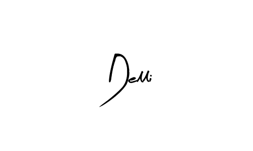 The best way (Arty Signature) to make a short signature is to pick only two or three words in your name. The name Delli include a total of six letters. For converting this name. Delli signature style 8 images and pictures png