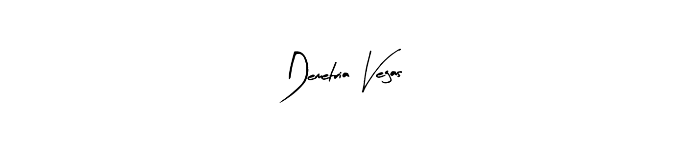 Demetria Vegas stylish signature style. Best Handwritten Sign (Arty Signature) for my name. Handwritten Signature Collection Ideas for my name Demetria Vegas. Demetria Vegas signature style 8 images and pictures png