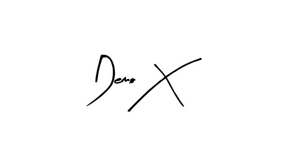 Make a beautiful signature design for name Demo X. With this signature (Arty Signature) style, you can create a handwritten signature for free. Demo X signature style 8 images and pictures png