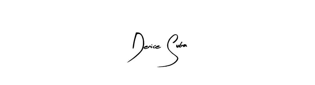 The best way (Arty Signature) to make a short signature is to pick only two or three words in your name. The name Denice Suba include a total of six letters. For converting this name. Denice Suba signature style 8 images and pictures png