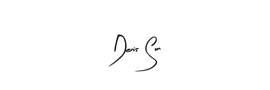 Design your own signature with our free online signature maker. With this signature software, you can create a handwritten (Arty Signature) signature for name Denis Sun. Denis Sun signature style 8 images and pictures png