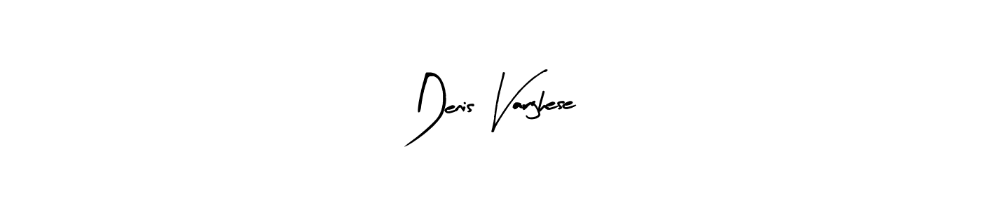 The best way (Arty Signature) to make a short signature is to pick only two or three words in your name. The name Denis Varghese include a total of six letters. For converting this name. Denis Varghese signature style 8 images and pictures png