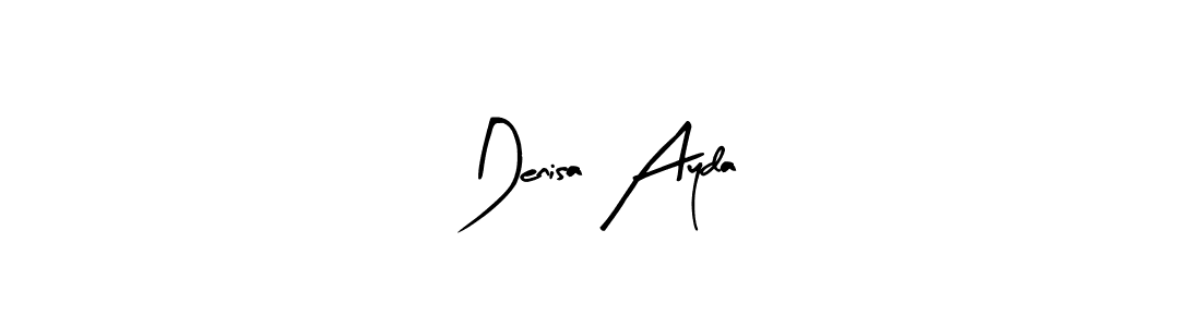 Create a beautiful signature design for name Denisa Ayda. With this signature (Arty Signature) fonts, you can make a handwritten signature for free. Denisa Ayda signature style 8 images and pictures png