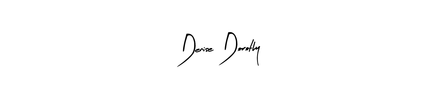 Make a beautiful signature design for name Denise Dorothy. With this signature (Arty Signature) style, you can create a handwritten signature for free. Denise Dorothy signature style 8 images and pictures png