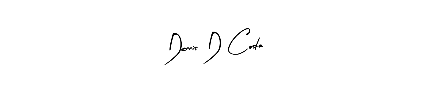 The best way (Arty Signature) to make a short signature is to pick only two or three words in your name. The name Dennis D Costa include a total of six letters. For converting this name. Dennis D Costa signature style 8 images and pictures png