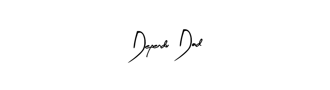 How to make Dependu Dad signature? Arty Signature is a professional autograph style. Create handwritten signature for Dependu Dad name. Dependu Dad signature style 8 images and pictures png