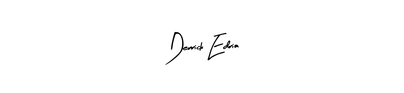 Make a beautiful signature design for name Derrick Edria. With this signature (Arty Signature) style, you can create a handwritten signature for free. Derrick Edria signature style 8 images and pictures png