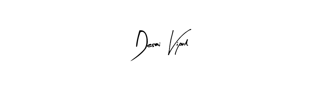 Desai Vipul stylish signature style. Best Handwritten Sign (Arty Signature) for my name. Handwritten Signature Collection Ideas for my name Desai Vipul. Desai Vipul signature style 8 images and pictures png