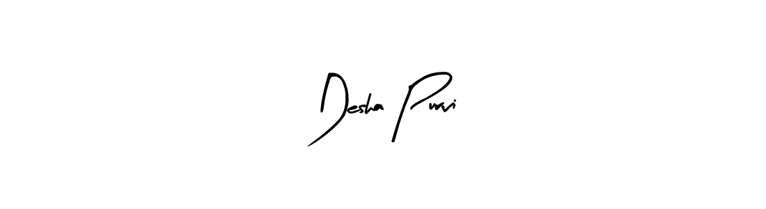 Also You can easily find your signature by using the search form. We will create Desha Purvi name handwritten signature images for you free of cost using Arty Signature sign style. Desha Purvi signature style 8 images and pictures png