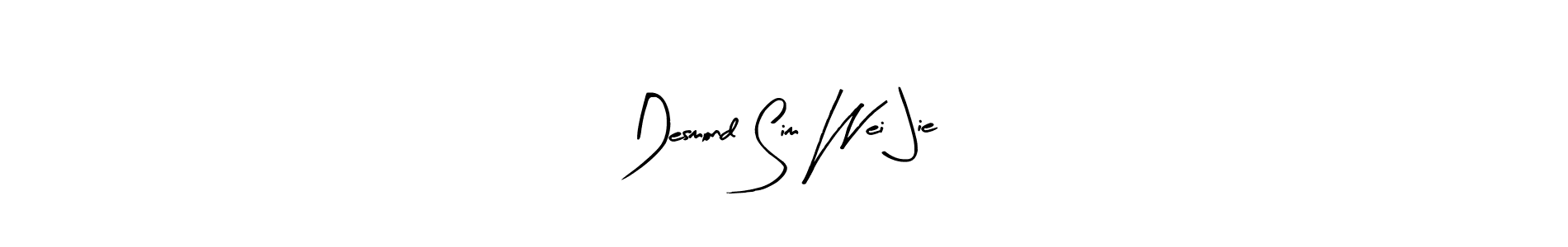 Use a signature maker to create a handwritten signature online. With this signature software, you can design (Arty Signature) your own signature for name Desmond Sim Wei Jie. Desmond Sim Wei Jie signature style 8 images and pictures png