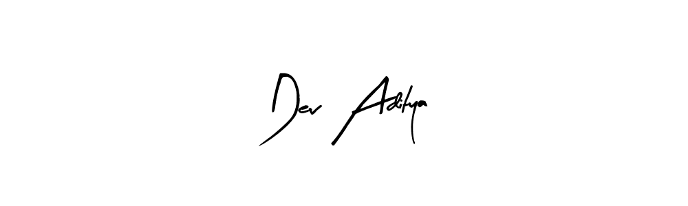 You can use this online signature creator to create a handwritten signature for the name Dev Aditya. This is the best online autograph maker. Dev Aditya signature style 8 images and pictures png
