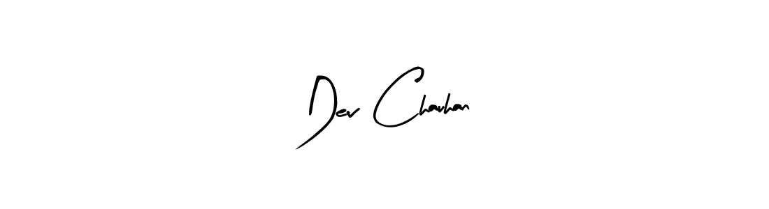 if you are searching for the best signature style for your name Dev Chauhan. so please give up your signature search. here we have designed multiple signature styles  using Arty Signature. Dev Chauhan signature style 8 images and pictures png