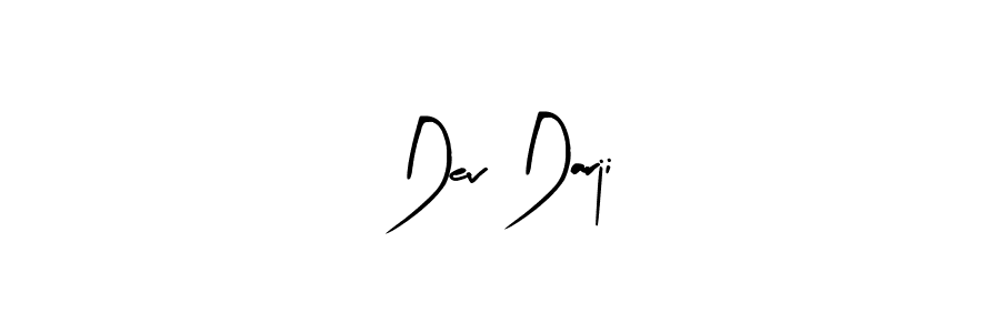 How to make Dev Darji name signature. Use Arty Signature style for creating short signs online. This is the latest handwritten sign. Dev Darji signature style 8 images and pictures png